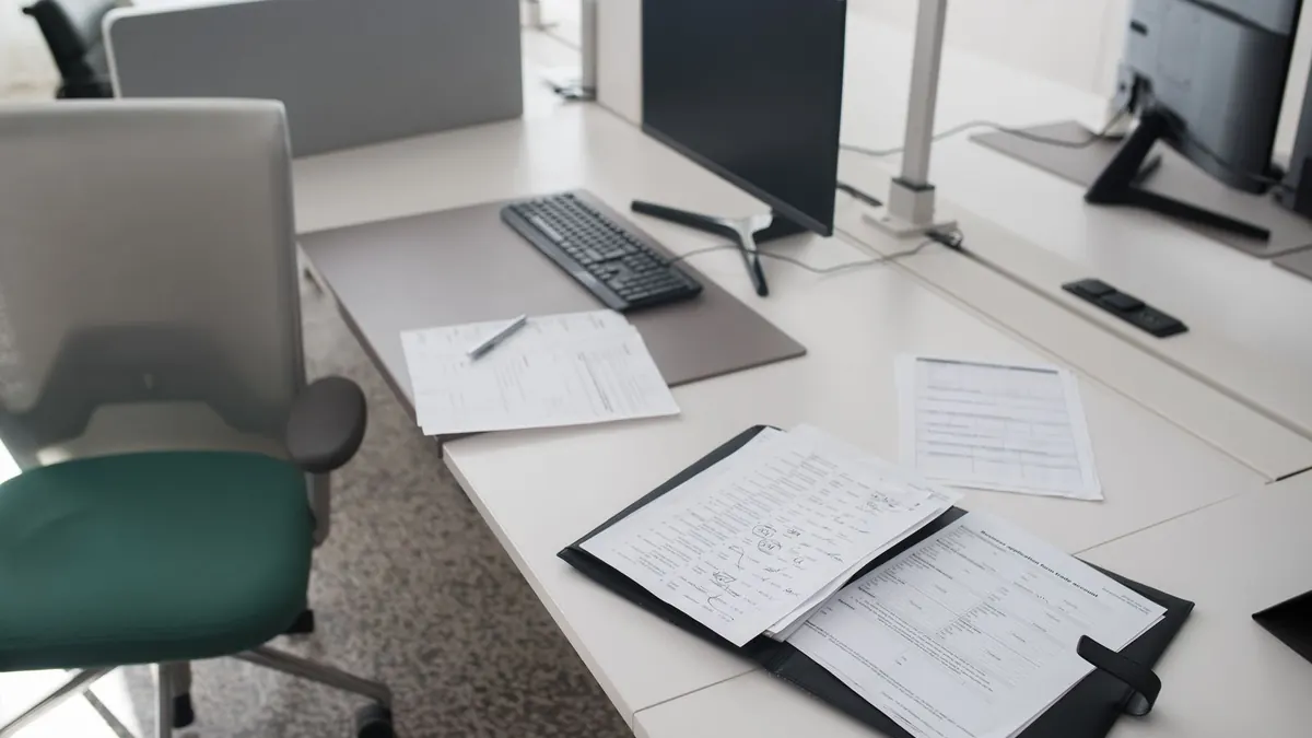 Dossiers administratifs prêts à être examinés